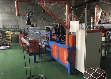 Double Spiral Wire Fence Making Machine / Diamond Mesh Wire Making Machine Automated